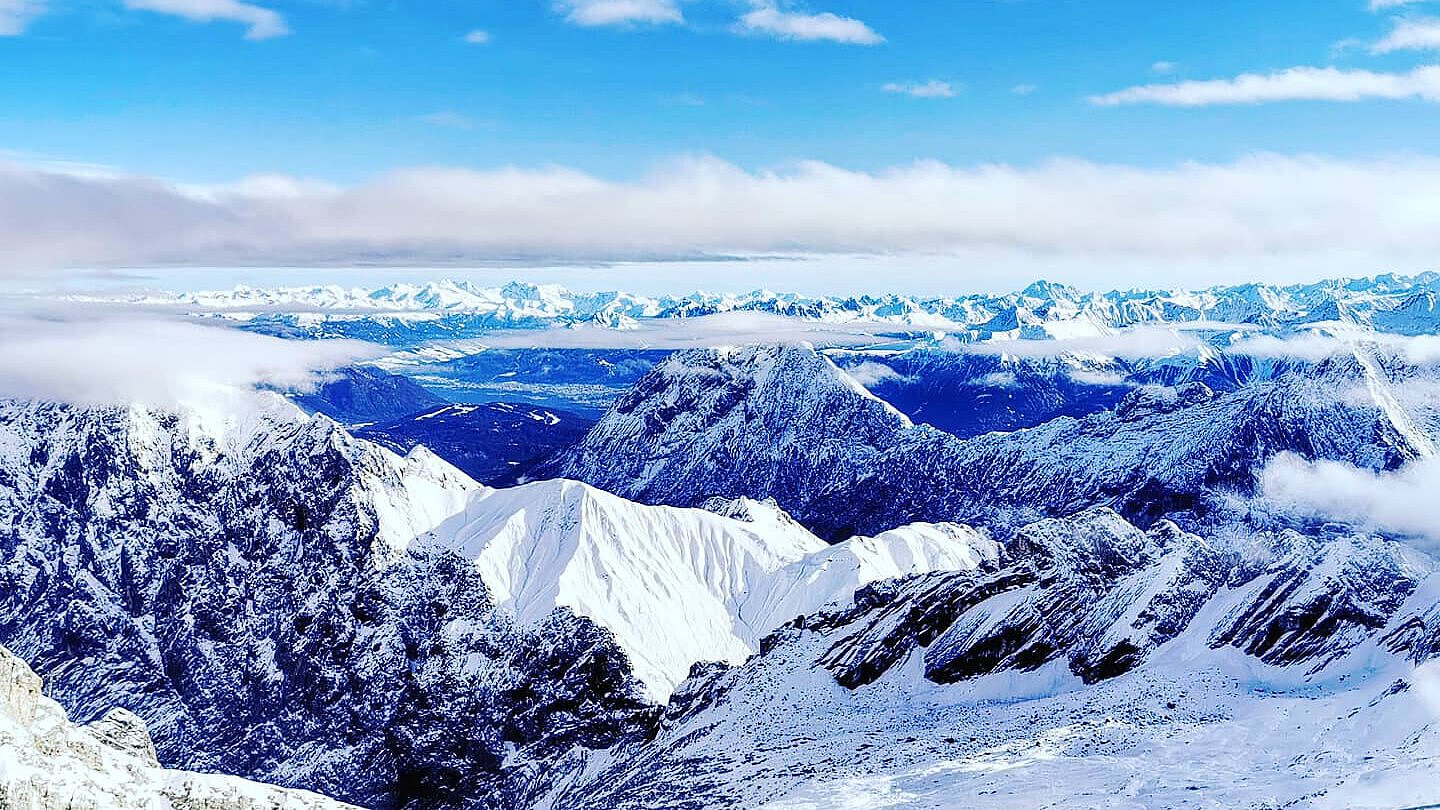 Winterwunderland in den Alpen