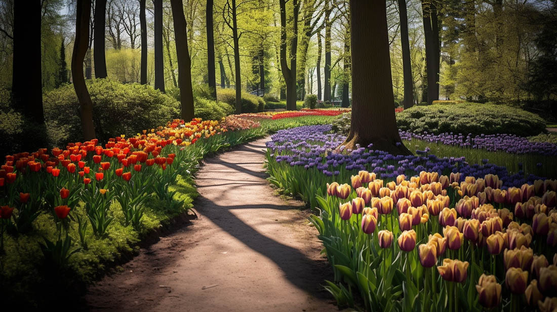 Frühlingsblüten in den Niederlanden