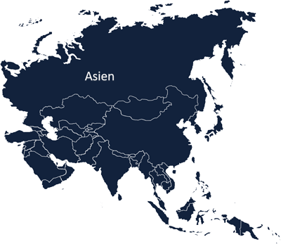 Asien Länderübersicht