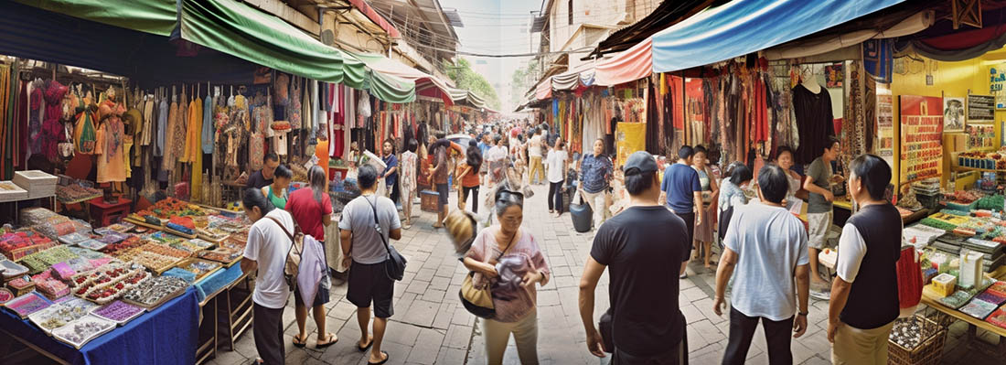Travel hacks: save money by eating at food stalls and markets instead of tourist restaurants